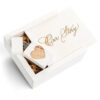 white wooden usb drive