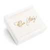 white wooden usb drive