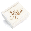 Just Married Design - Wildwood White Wash Wooden Box-1570